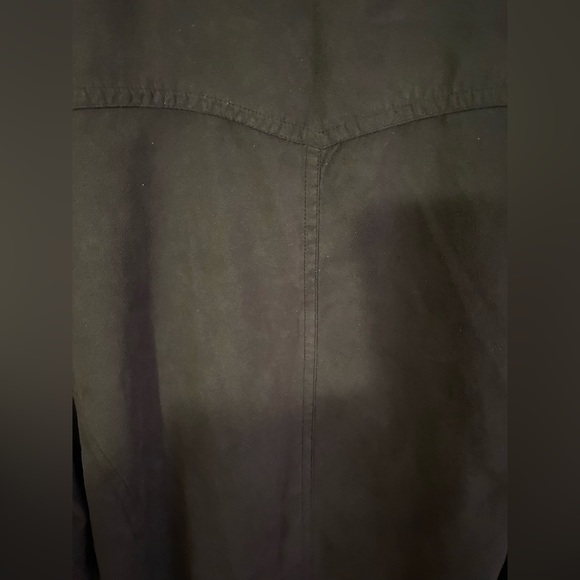 Kenneth Blake London Men’s Black Shirt Pearl-like Snaps Flapped Pockets Size XL - Picture 5 of 8